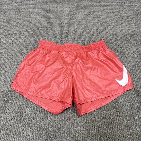 Nike Shorts Pink-Red Elastic Waist Women’s Size Small - Picture 1 of 10